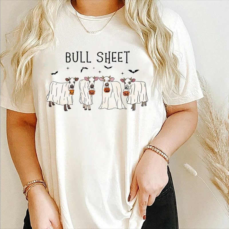 Toperth Halloween Bull Sheet T-Shirt – Toperth