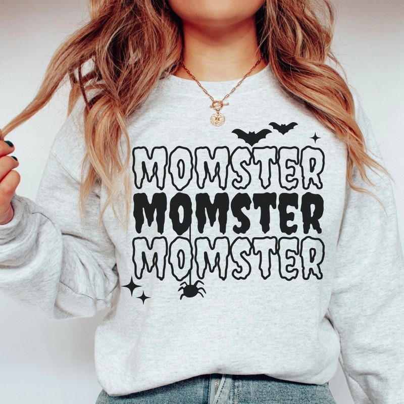 Toperth Momste Halloween Sweatshirt – Toperth