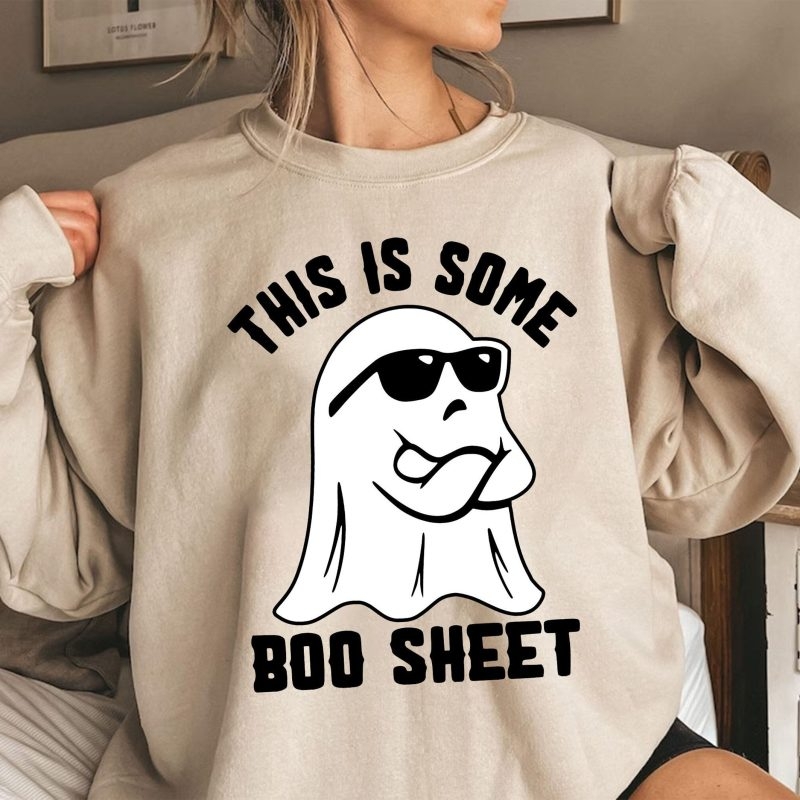 Toperth This Is Some Boo Sheet Halloween Sweatshirt – Toperth