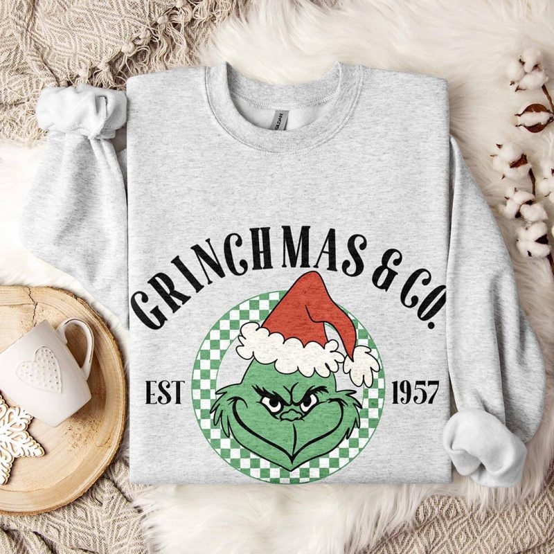 Toperth Retro Girnchmas & Co Sublimation Christmas Sweatshirt – Toperth