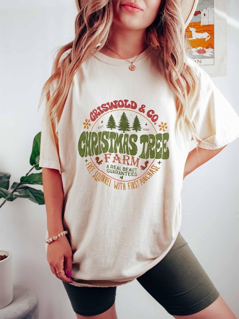 Toperth Retro Griswold & Co. Christmas Tree Farm T-Shirt – Toperth