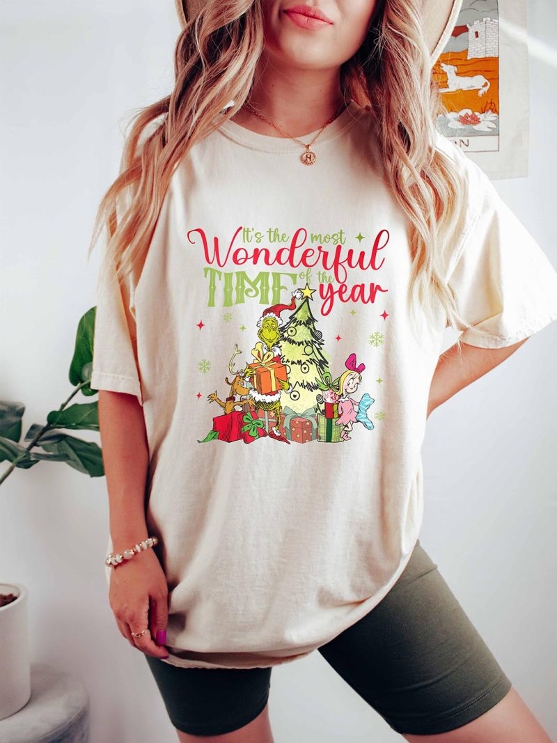 Toperth Grinch It's the Most Wonderful Time Year T-Shirt – Toperth