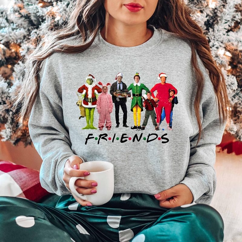 Toperth Christmas Party Friends Sweatshirt – Toperth