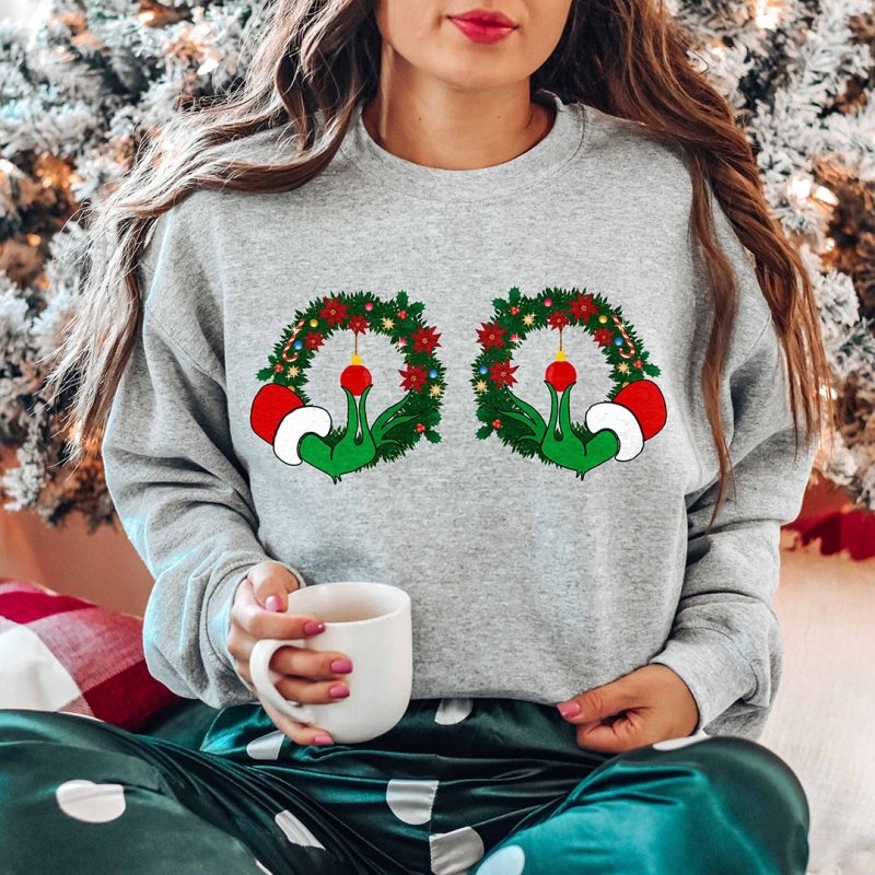 Toperth Christmas Wreath Sweatshirt – Toperth