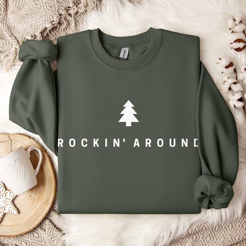 Toperth Christmas Rockin Around the Tree Sweatshirt – Toperth