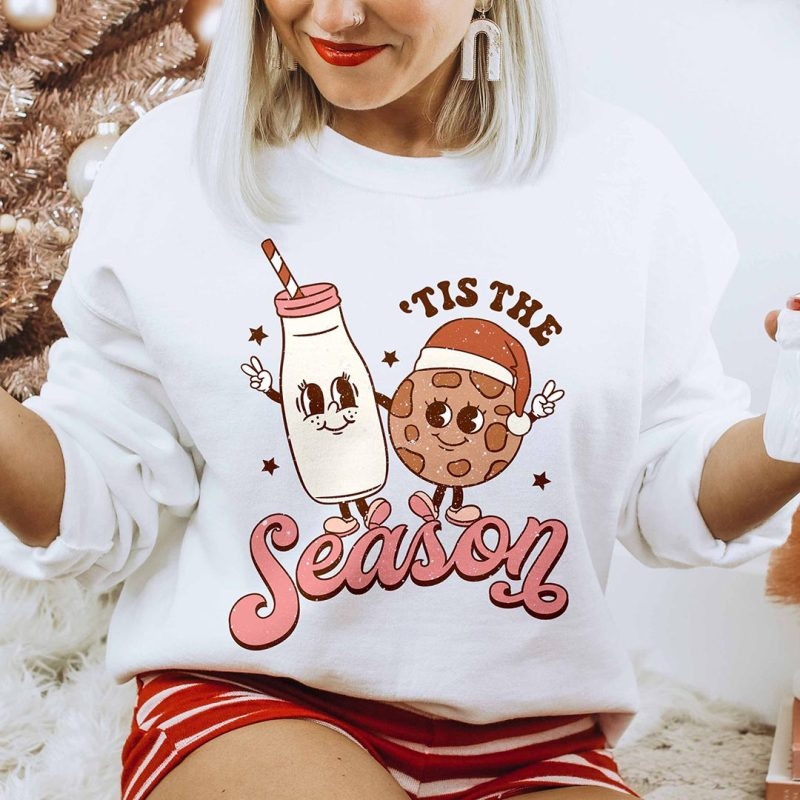 Toperth Tis the Season Christmas Crewneck Sweatshirt – Toperth
