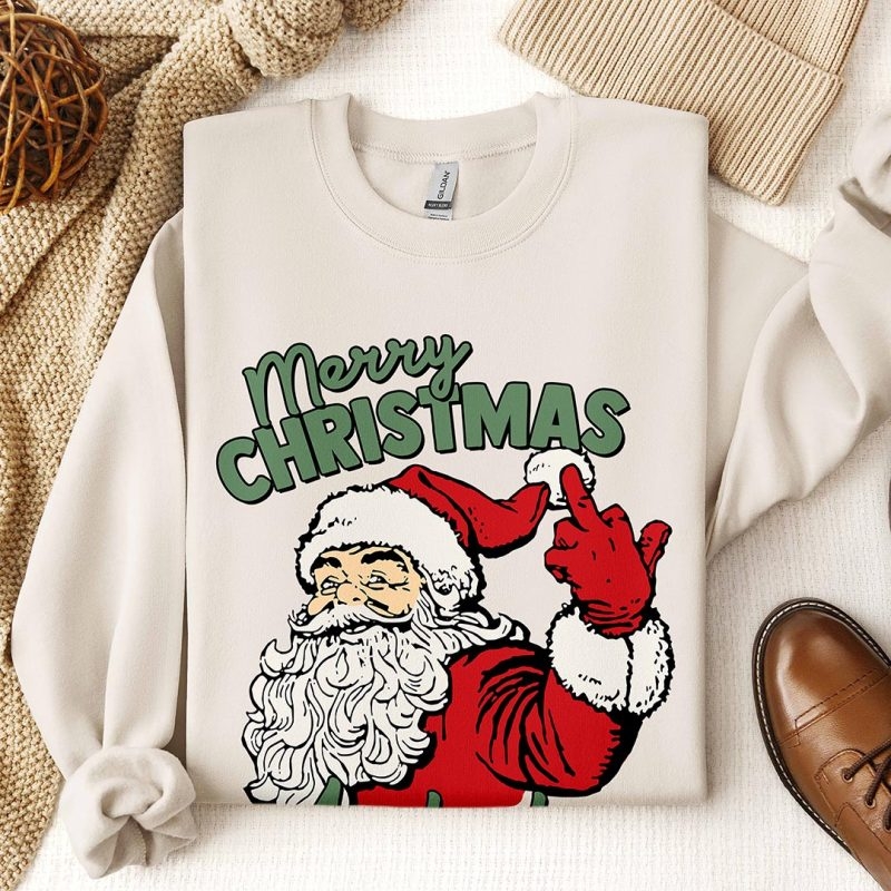Toperth Merry Christmas Assholes Sweatshirt – Toperth