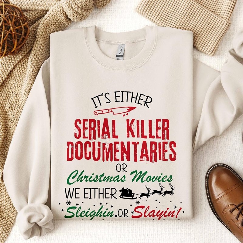 Toperth Dark Humor Horror Christmas Sweatshirt – Toperth