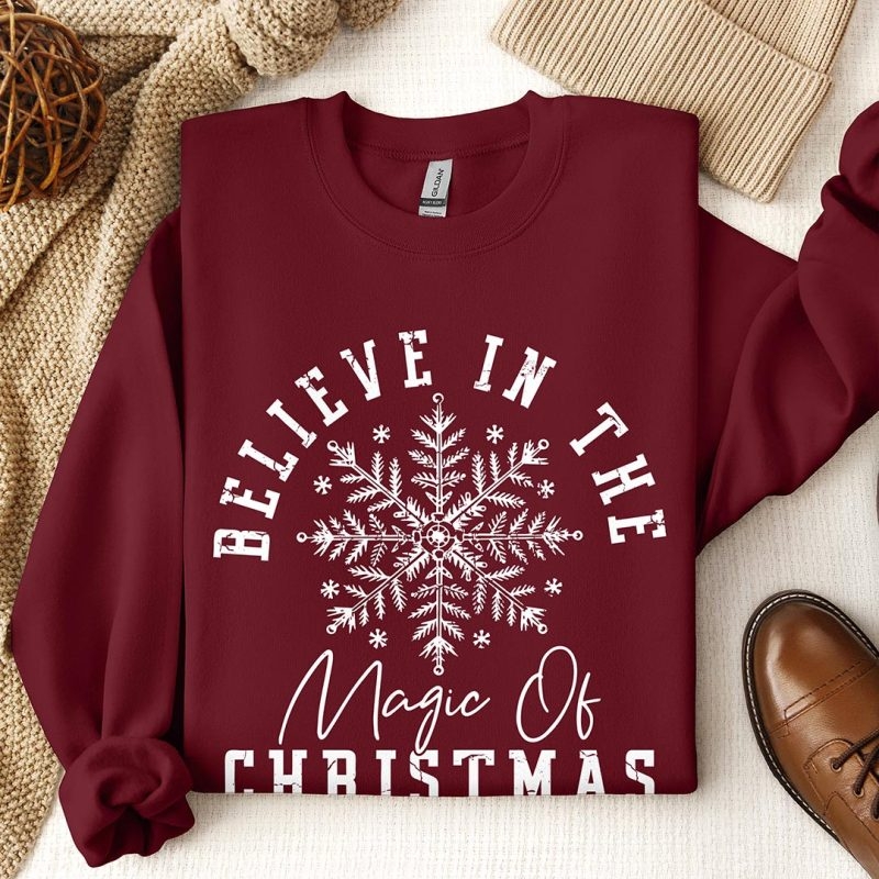 Toperth Believe In The Magic of Christmas Sweatshirt – Toperth