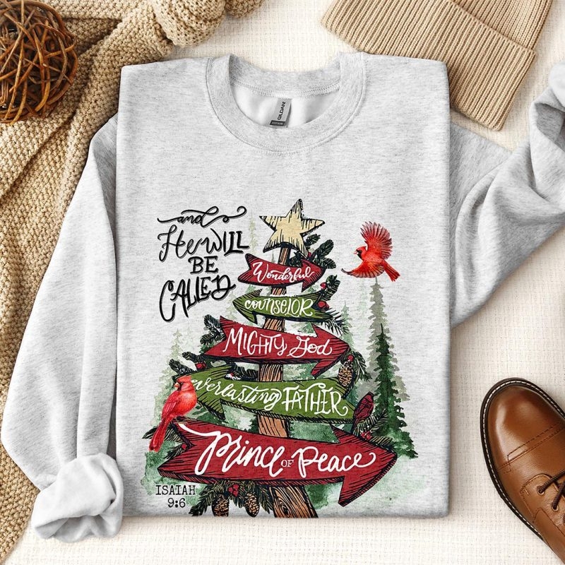 Toperth Christmas And He will be Called Sweatshirt – Toperth