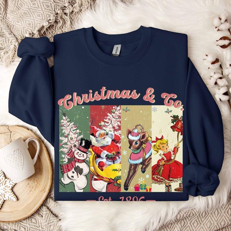 Toperth Retro Christmas & Co. Sweatshirt – Toperth