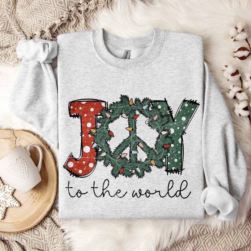 Toperth Retro Christmas Holiday Joy Sweatshirt – Toperth