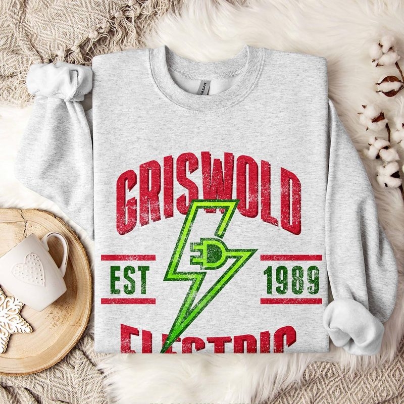 Toperth Griswold Electric Clark Griswold Christmas Sweatshirt – Toperth