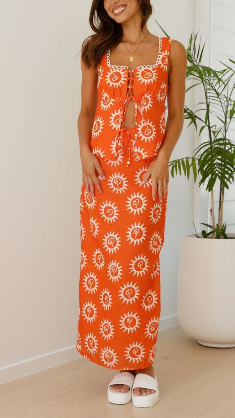 Sunburst Maxi Dress main image 0