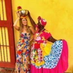 Toperth Vibrant Blossom Square-Neck Maxi Dress photo review