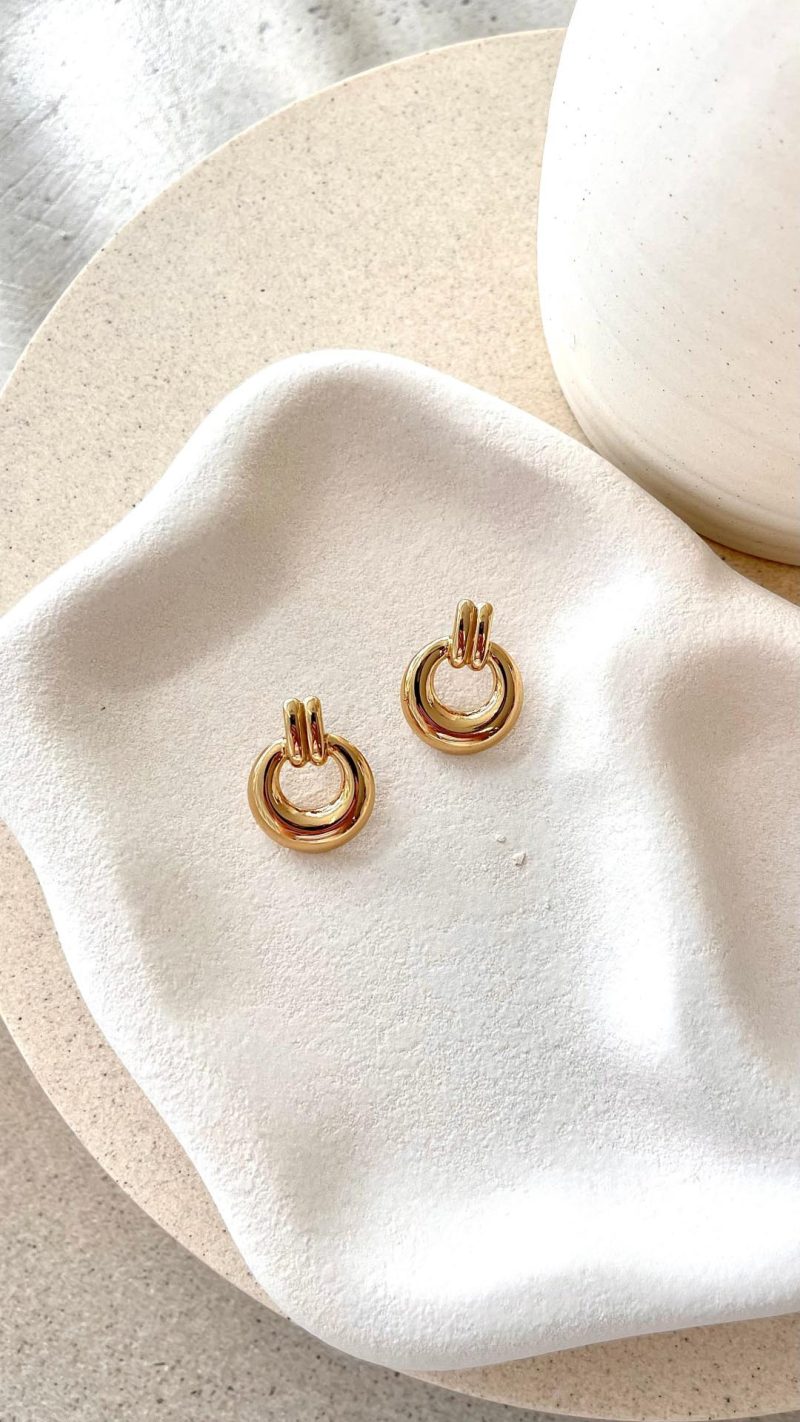 Toperth Gold Statement Hoop Earrings – Toperth