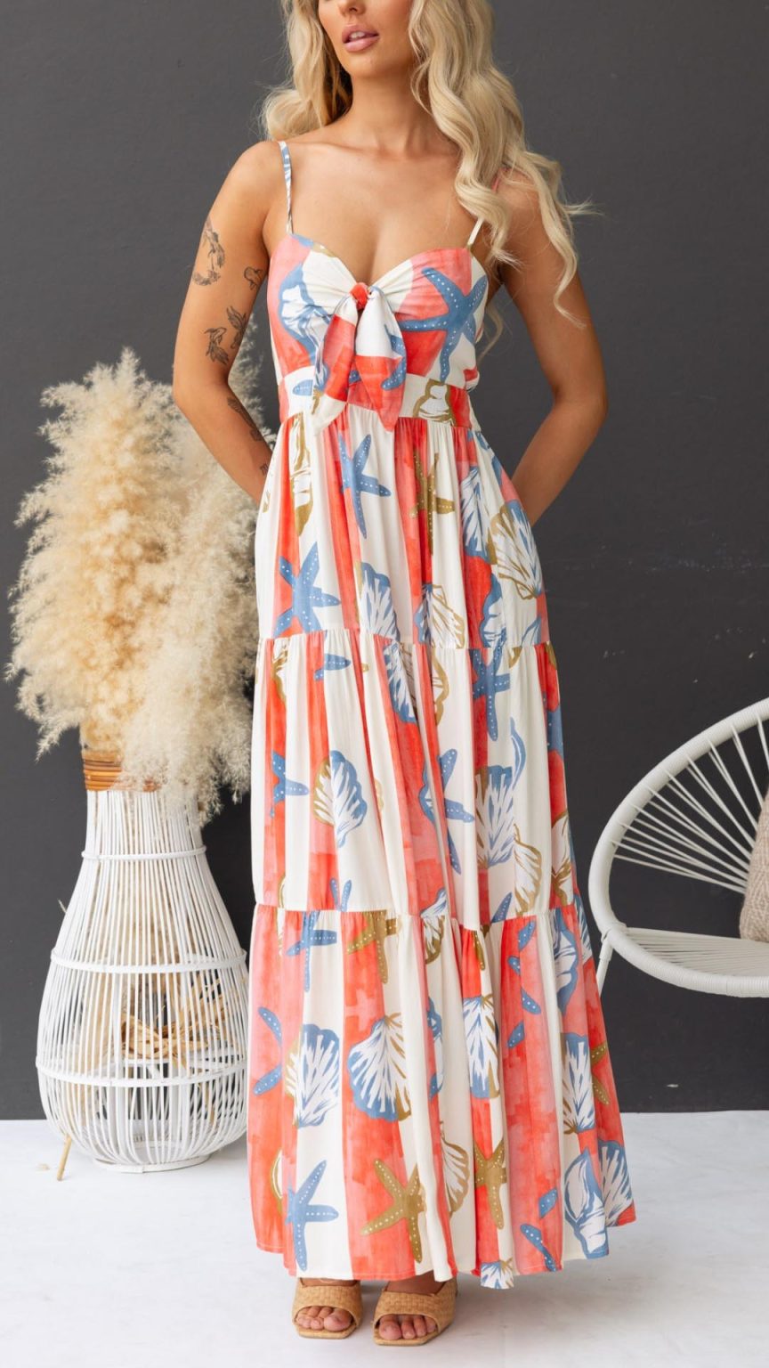 Starfish Drop Waist Dress *XS-XL* main image 0