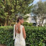 Toperth Yellow Embroidered Floral Tie Strap Maxi Dress photo review