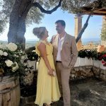 Toperth Yellow Ruffle Strap V-Neck Maxi Dress photo review