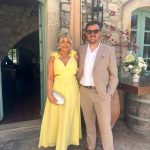 Toperth Yellow Ruffle Strap V-Neck Maxi Dress photo review