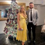 Toperth Yellow Pleated V-Neck Maxi Dress photo review