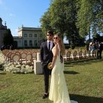 Toperth Yellow Cascading Ruffle Open Back Maxi Dress photo review