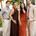 Toperth Rust Cascading Ruffle Open Back Maxi Dress photo review