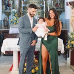 Toperth Olive Cascading Drape High Slit Satin Maxi Dress photo review