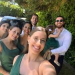 Toperth Emerald Cascading Drape High Slit Satin Maxi Dress photo review