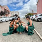 Toperth Emerald Cascading Drape High Slit Satin Maxi Dress photo review