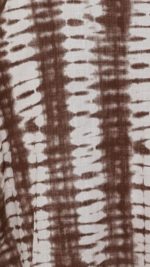 Chocolate Tie Dye Shirred-Back Maxi Dress