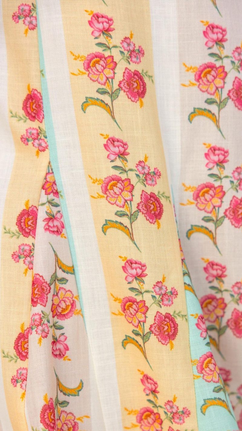 Piper Floral Sweetheart Bustier Tie-Strap Maxi Dress