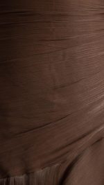 Chocolate Cascading Ruffle Ruched Maxi Dress